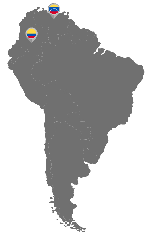 South America map